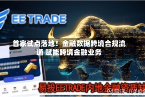 首家试点落地！金融数据跨境合规流通 赋能跨境金融业务