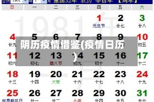 阴历疫情借鉴(疫情日历)