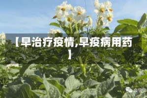 【早治疗疫情,早疫病用药】