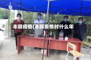 丰顺疫情(丰顺疫情时什么年)
