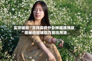 实测辅助“吉祥麻将外卦神器通用版”揭秘透视辅助万能挂用法