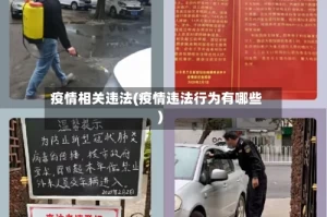 疫情相关违法(疫情违法行为有哪些)