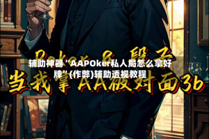 辅助神器“AAPOker私人局怎么拿好牌”(作弊)辅助透视教程