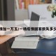 疫情加一万五/一场疫情国家损失多少钱