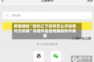 教程辅助“微乐辽宁麻将怎么开挂看对方的牌”详细外挂透视辅助软件教程