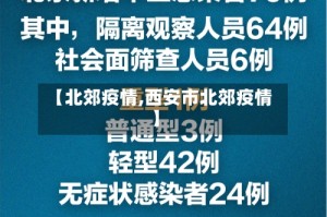 【北郊疫情,西安市北郊疫情】