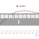 疫情韩国最新(韩国疫情韩国疫情)