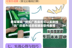 教程辅助“微乐广西麻将可以买到挂吗”详细外挂透视辅助软件教程