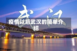 疫情以后武汉的简单介绍