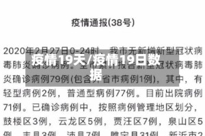 疫情19天/疫情19日数据