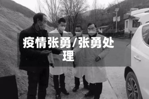疫情张勇/张勇处理