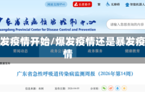 暴发疫情开始/爆发疫情还是暴发疫情