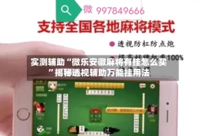 实测辅助“微乐安徽麻将有挂怎么买”揭秘透视辅助万能挂用法