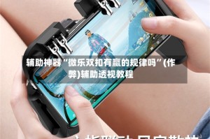 辅助神器“微乐双扣有赢的规律吗”(作弊)辅助透视教程
