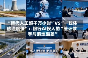 “替代人工超千万小时”VS“一线体感温度低”：银行AI投入的“统计数字与落地温差”
