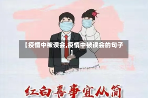 【疫情中被误会,疫情中被误会的句子】