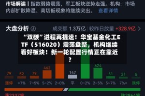 “双碳”进程再提速！华宝基金化工ETF（516020）震荡盘整，机构继续看好板块！新一轮配置行情正在靠近？