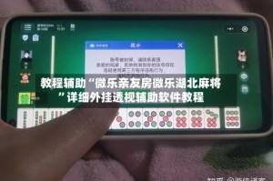 教程辅助“微乐亲友房微乐湖北麻将”详细外挂透视辅助软件教程