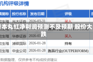 日本丸红净利润预测不及预期 股价大跌