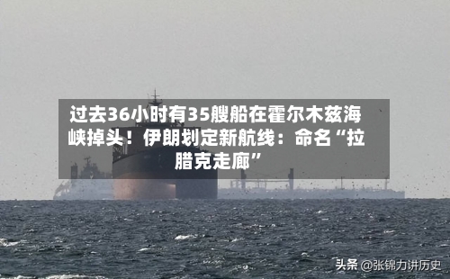 过去36小时有35艘船在霍尔木兹海峡掉头！伊朗划定新航线：命名“拉腊克走廊”-第2张图片