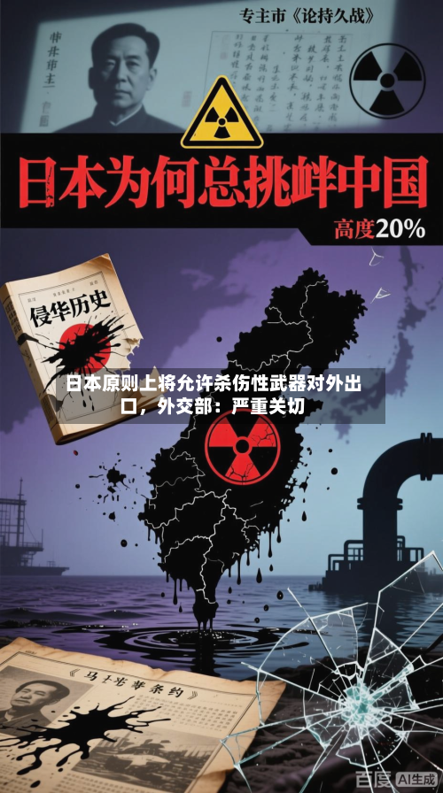 日本原则上将允许杀伤性武器对外出口，外交部：严重关切-第1张图片