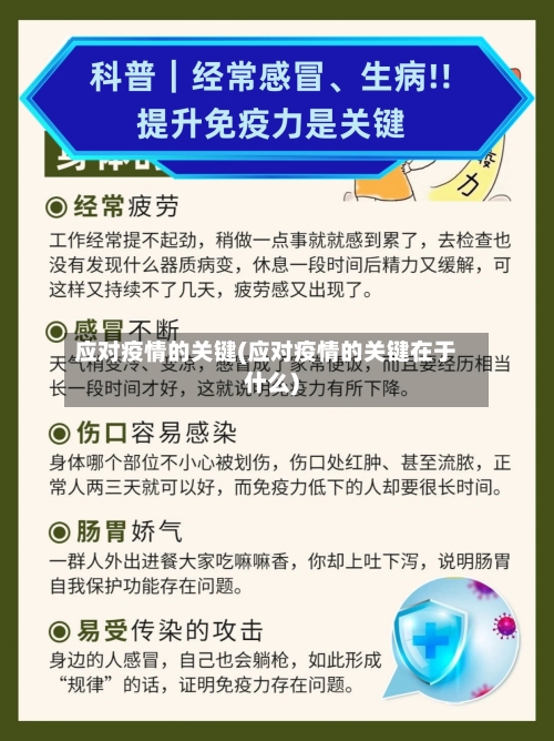 应对疫情的关键(应对疫情的关键在于什么)-第1张图片
