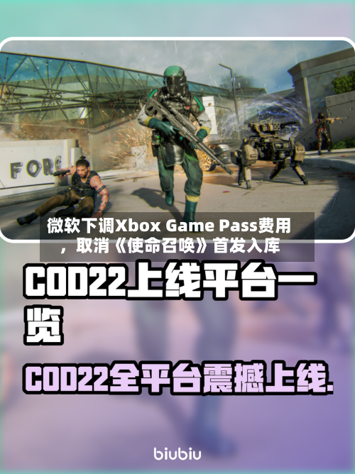 微软下调Xbox Game Pass费用	，取消《使命召唤》首发入库-第1张图片