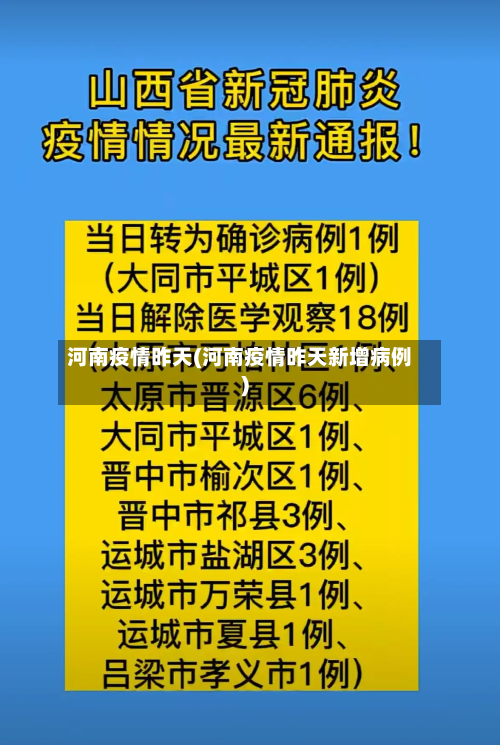 河南疫情昨天(河南疫情昨天新增病例)-第2张图片