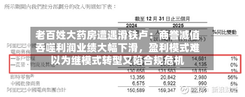 老百姓大药房遭遇滑铁卢：商誉减值吞噬利润业绩大幅下滑，盈利模式难以为继模式转型又陷合规危机-第3张图片