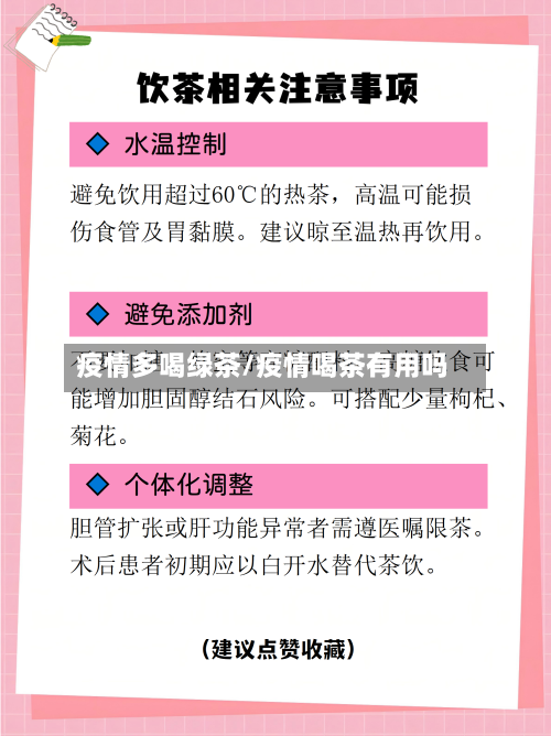 疫情多喝绿茶/疫情喝茶有用吗-第1张图片