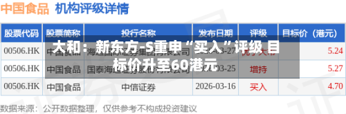 大和：新东方-S重申“买入	”评级 目标价升至60港元-第3张图片
