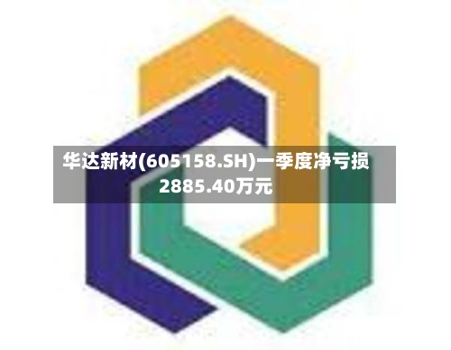 华达新材(605158.SH)一季度净亏损2885.40万元-第1张图片