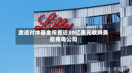 激进对冲基金斥资近30亿美元收购美尼克母公司-第1张图片