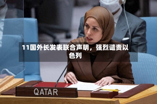 11国外长发表联合声明，强烈谴责以色列-第2张图片