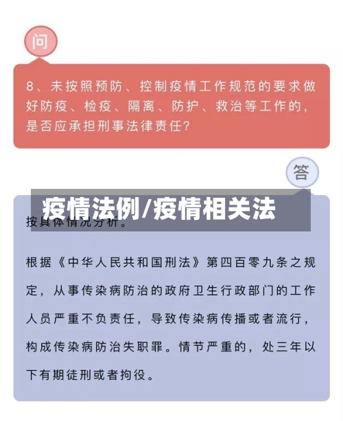 疫情法例/疫情相关法-第1张图片