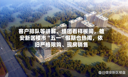 客户排队等讲解、组团看样板间，雄安新区楼市“五一	”假期也热闹，依旧严格限购	、现房销售-第2张图片