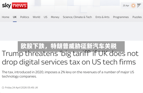欧股下跌，特朗普威胁征新汽车关税-第3张图片