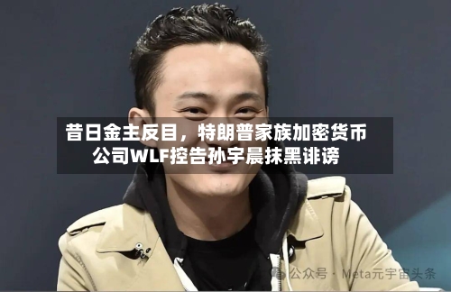 昔日金主反目，特朗普家族加密货币公司WLF控告孙宇晨抹黑诽谤-第3张图片