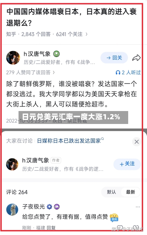 日元兑美元汇率一度大涨1.2%-第1张图片