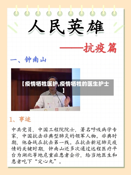 【疫情牺牲医护,疫情牺牲的医生护士】-第1张图片