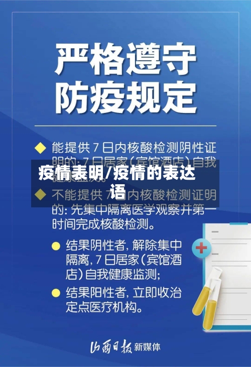 疫情表明/疫情的表达语-第2张图片