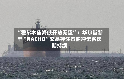 “霍尔木兹海峡开放无望	”：华尔街新型“NACHO”交易押注石油冲击将长期持续-第1张图片
