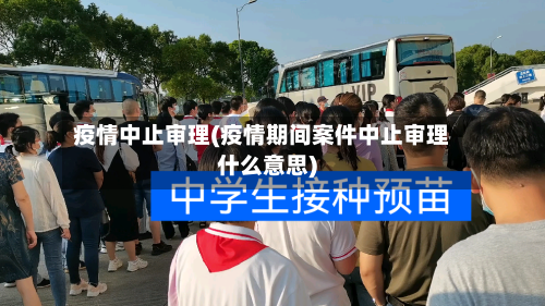 疫情中止审理(疫情期间案件中止审理什么意思)-第1张图片