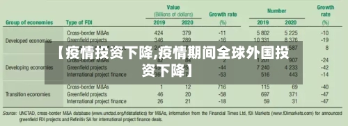 【疫情投资下降,疫情期间全球外国投资下降】-第2张图片