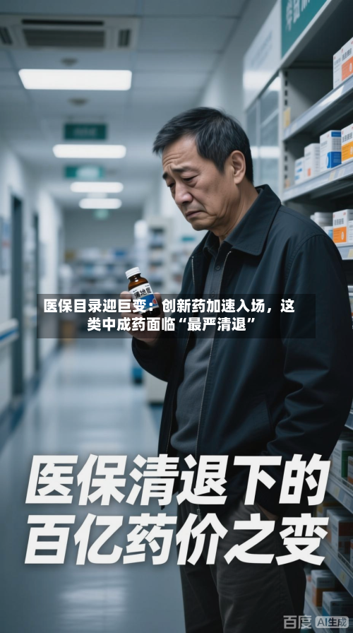 医保目录迎巨变：创新药加速入场	，这类中成药面临“最严清退”-第3张图片