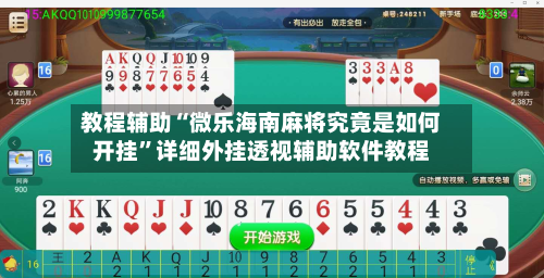 教程辅助“微乐海南麻将究竟是如何开挂”详细外挂透视辅助软件教程-第1张图片