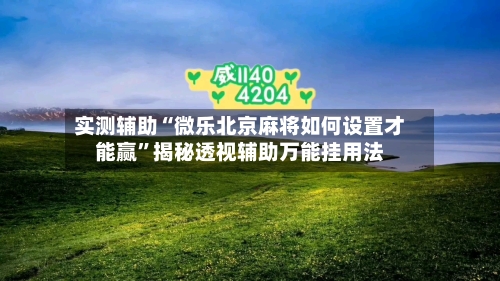 实测辅助“微乐北京麻将如何设置才能赢	”揭秘透视辅助万能挂用法-第3张图片