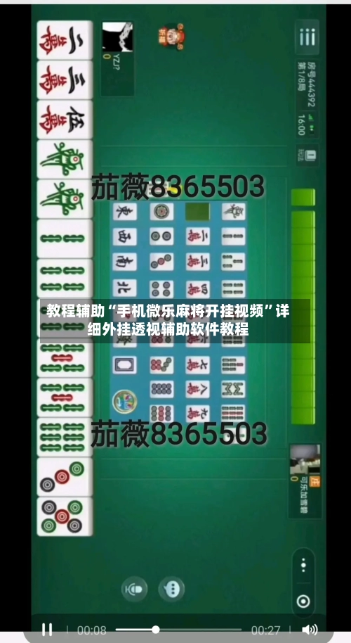 教程辅助“手机微乐麻将开挂视频”详细外挂透视辅助软件教程-第3张图片