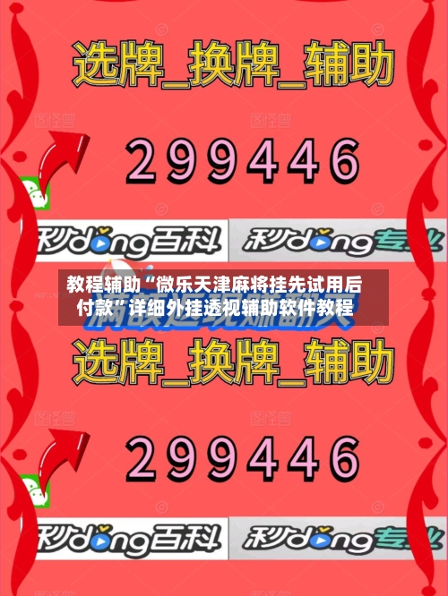 教程辅助“微乐天津麻将挂先试用后付款”详细外挂透视辅助软件教程-第3张图片