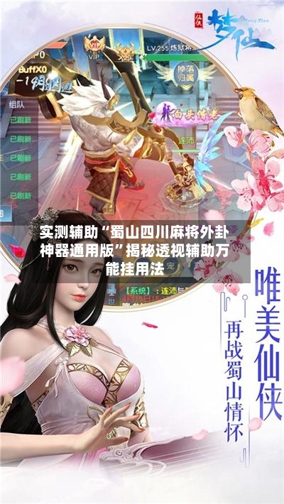 实测辅助“蜀山四川麻将外卦神器通用版”揭秘透视辅助万能挂用法-第2张图片